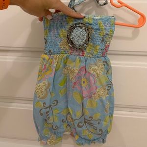 Mustard pie 6 month romper